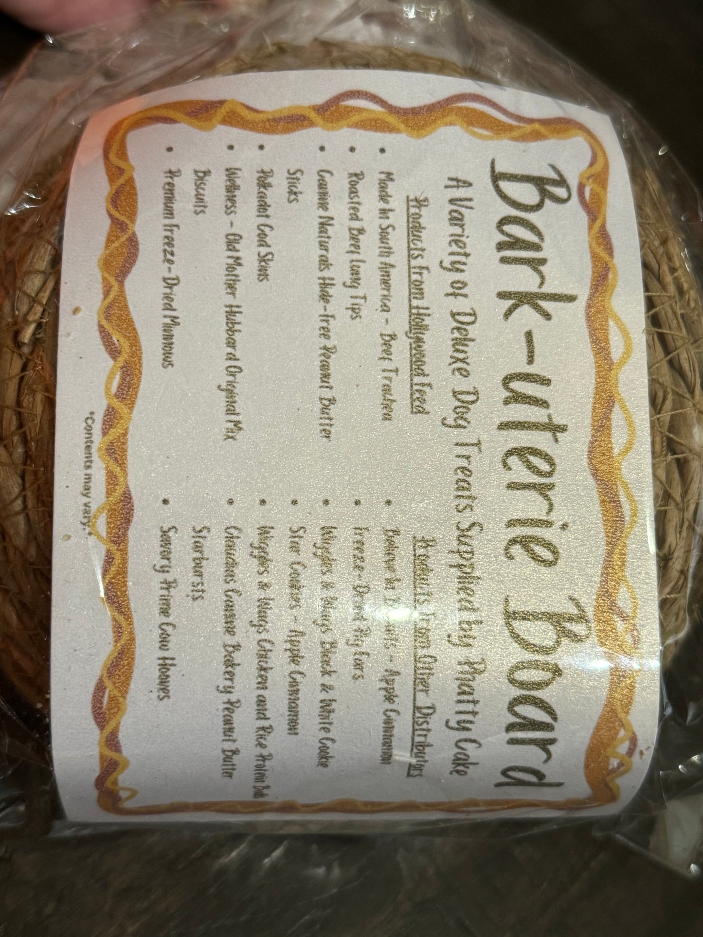 Medium Bark-uterie Basket